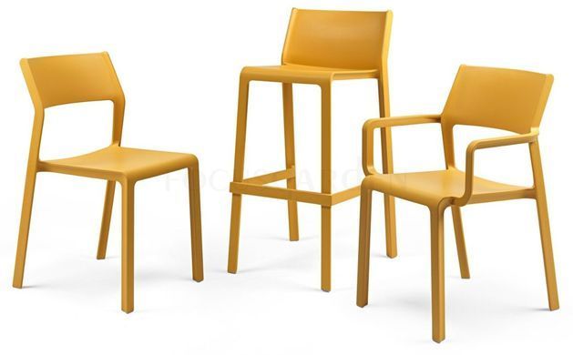 Стул для летней террасы Nardi Trill Stool желтый