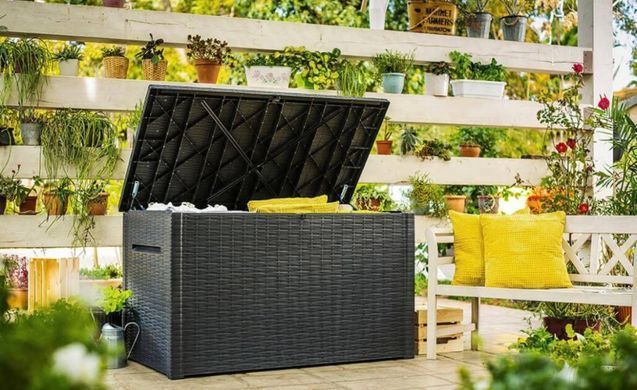 Садова шафа для інвентарю графіт Java Box 850 л Keter