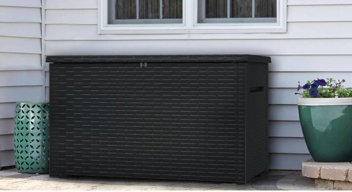 Садова шафа для інвентарю графіт Java Box 850 л Keter