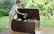 Садовий пластиковий ящик для зберігання коричневий 390 л Glenwood Box Keter