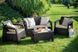 Комплект садових меблів Corfu Set Brown диван крісла столик Keter