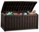 Садовий пластиковий ящик для зберігання коричневий 390 л Glenwood Box Keter