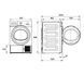 Сушильная машина Beko EDF7434GXA - тонкая 46 см - тепловой насос - 7 кг