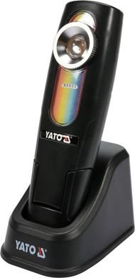 Світильник переносний для підбору кольорів, світлодіодний Yato Li-Ion 5 Вт акумуля. з зар.- 220В