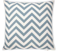 Подушка декоративная ZigZag Grey 45&times;45 см серая геометрический узор&nbsp;MoodMe