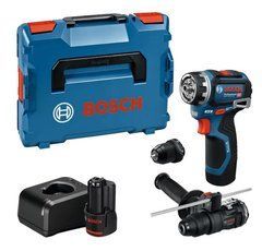 Вкручувач акумуляторний Bosch GSR 12V-32 12В 32Нм FlexiClick + 2&times;2,0Ач