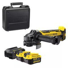 STANLEY КУТОВА ШЛІФМАШИНА V20 SFMCG700M2K 125mm 2x4,0Ah