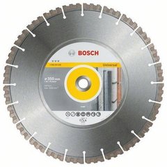 Отрезной алмазный диск Bosch 350x25,4 / 20мм UNIVERSAL
