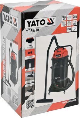 YATO ПИЛОСОС МАЙСТЕРНЕВИЙ 2400Вт / 70Л