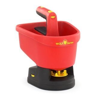 Сівалка Wolf Garten на батарейках для газону і добрив We-B