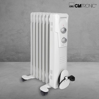 Обігрівач масляний з терморегулятором 7 секцій&nbsp;Clatronic RA 3735