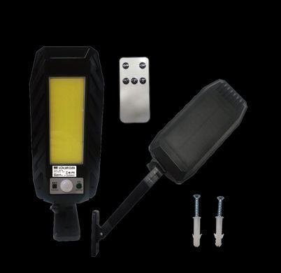 Уличный фонарь на солнечных батареях с датчиком движения, 160 Вт, LED COB Bass Polska 5919