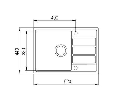 Кухонная мойка Teka COMFOR 45 S-TQ tequarc оникс - встраиваемая в столешницу, сушилка