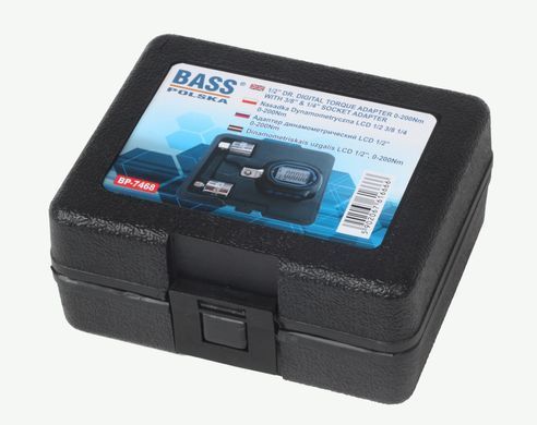 Насадка динамометрична LCD 1/2" 3/8" 1/4" 20-200 Нм Bass Polska 7468