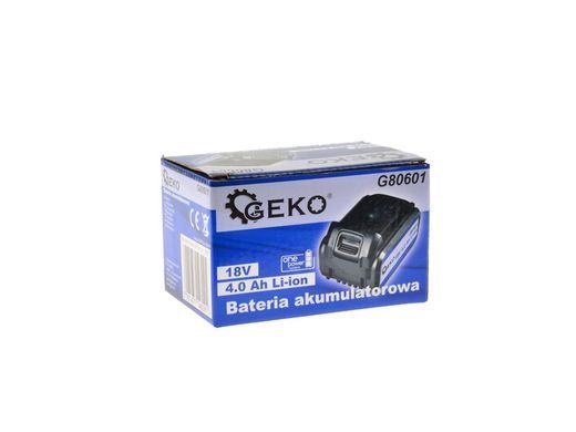Акумуляторна батарея 18 В 4 Ач Geko G80601