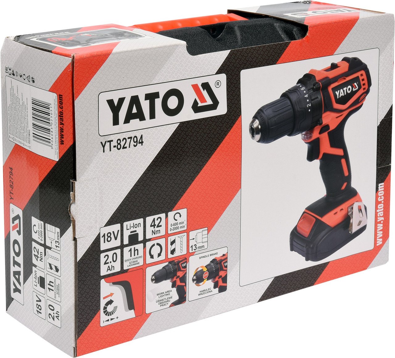 Шуруповерт YATO 18V - фото 6