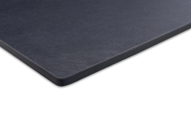 Садовый стол HPL RIVIO VENA 80x80 см антрацитовый черный мрамор Bj&oslash;rkka