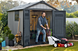 Садовий будиночок пластиковий OAKLAND 7511 brownish grey/anthracite - KETER