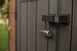 Садовый домик пластиковый NEWTON 757 mahogany/wood brown - KETER