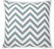 Подушка декоративная ZigZag Grey 45&times;45 см серая геометрический узор&nbsp;MoodMe