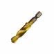 Набір різьбонарізних свердел Awtools M3-M10 7 штук жовті
