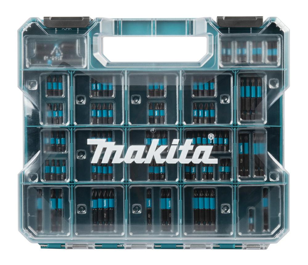 Набор торцевых головок и насадок Makita, 100 предметов для мастерской