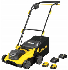 Вертикулятор акумуляторний STANLEY V20 SCOEP3801M2 38 см 2x4,0 Ач
