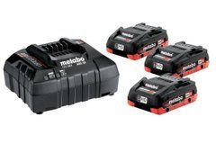 Акумулятор Metabo LiHD 18V 4,0Ah 3 шт. + зарядний пристрій ASC 55