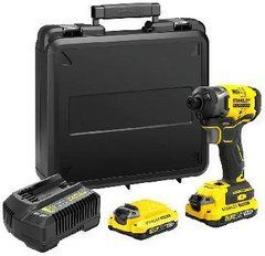 Безщітковий 3-швидкісний ударний гайковерт STANLEY SFMCF820D2 V20 190Nm 2x2Ah