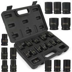 Ударні головки 1/2" 13 шт 10-24мм /короткі/ Mar-Pol M58257