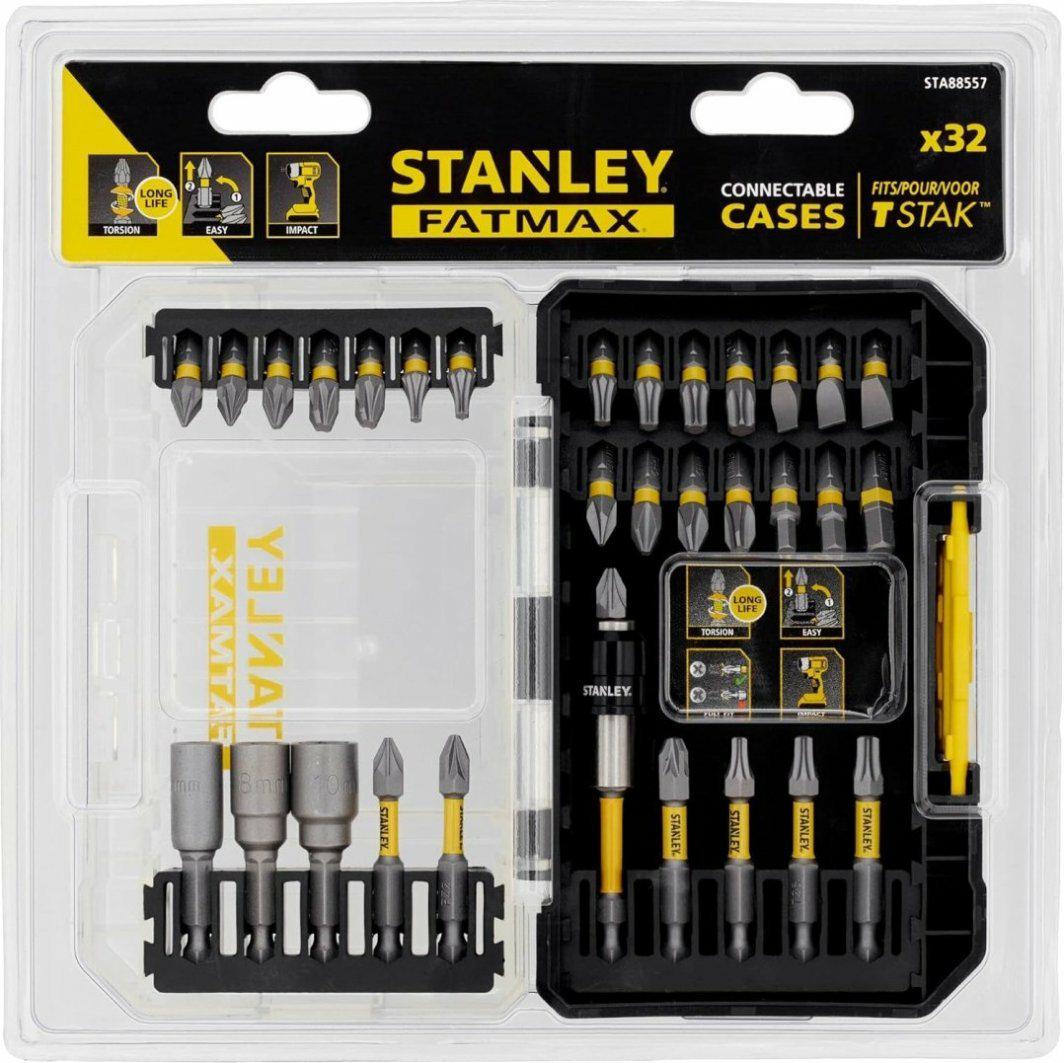 Набор насадок Stanley FatMax Torsion 32 предмета, модульные кейсы STA88557