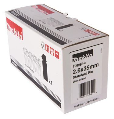 Цвяхи для бетону Makita 2,6X35Мм 1000шт.+Газ