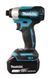 Аккумуляторный ударный гайковерт MAKITA DTD157RFJ 140 Нм 1/4" HEX LXT 18 В Li-Ion XPT BLDC + 2 аккумулятора по 3,0 Ач + зарядное устройство + кейс MAKPAC