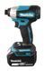 Аккумуляторный ударный гайковерт MAKITA DTD157RFJ 140 Нм 1/4" HEX LXT 18 В Li-Ion XPT BLDC + 2 аккумулятора по 3,0 Ач + зарядное устройство + кейс MAKPAC