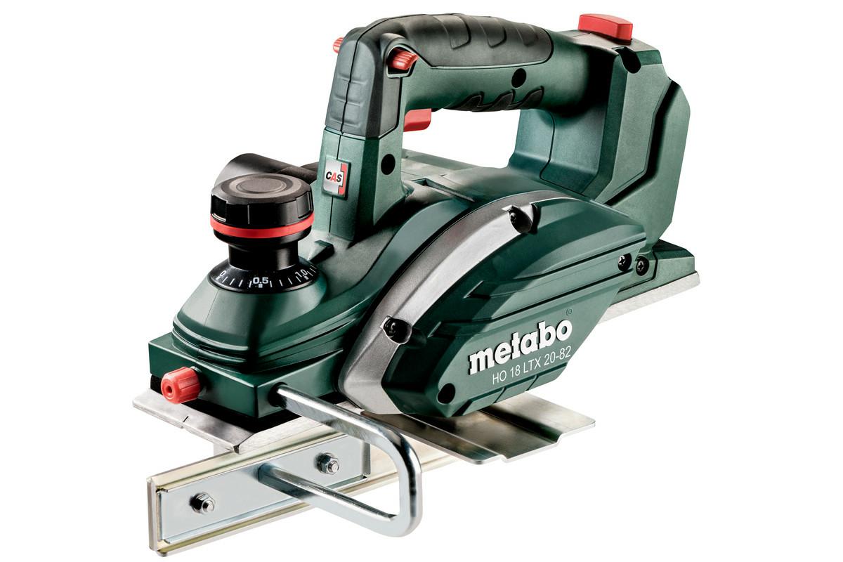 Аккумуляторный рубанок Metabo HO 18 LTX 20-82, ширина 82 мм, 18 В, 0–2 мм