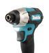Аккумуляторный ударный гайковерт MAKITA DTD157RFJ 140 Нм 1/4" HEX LXT 18 В Li-Ion XPT BLDC + 2 аккумулятора по 3,0 Ач + зарядное устройство + кейс MAKPAC