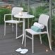 Комплект меблів балконний Bora Bistrot Step Bianco пластиковий 2+1 Nardi