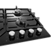 Встраиваемая газовая плита 60 см черная Concept pdv7460bc