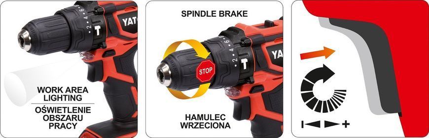 Дриль шуруповерт Yato YT-82782