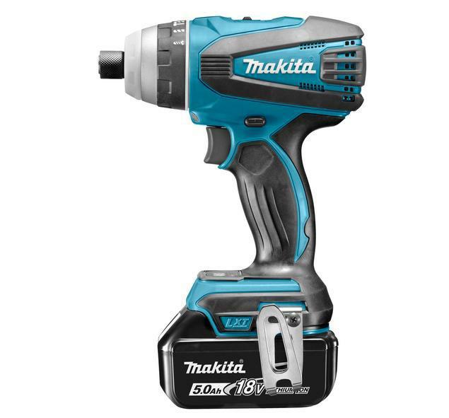 Шуруповерт ударный Makita DTP141RTJ 18V, 150 Нм, 4 функции, 2x5,0 Ah, бесщеточный