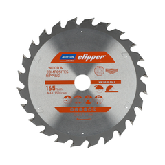 NORTON циркулярна пилка 165MM x 20mm x 24Z дерево та композити ATB (2,6/1,6)