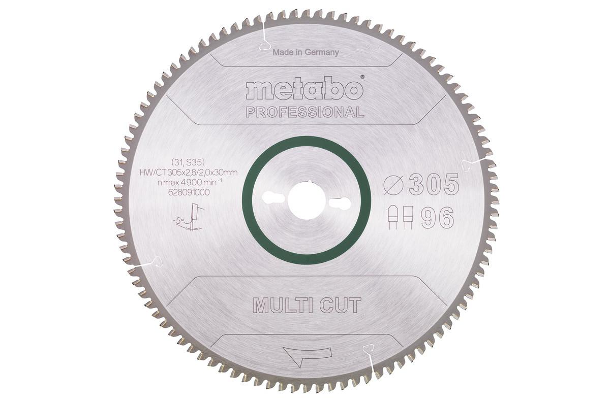 Пильный диск Metabo FZ/TZ 305x30x96z Multi Cut Professional, 96 зубьев