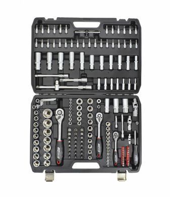 AWTOOLS НАБІР КЛЮЧІВ 173ел 1/2"/3/8"/1/4" BLACK LINE