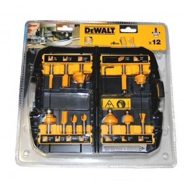 Набір фрез Dewalt 12 шт.