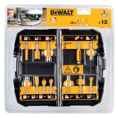 Набір фрез Dewalt 12 шт.