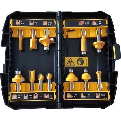 Набір фрез Dewalt 12 шт.