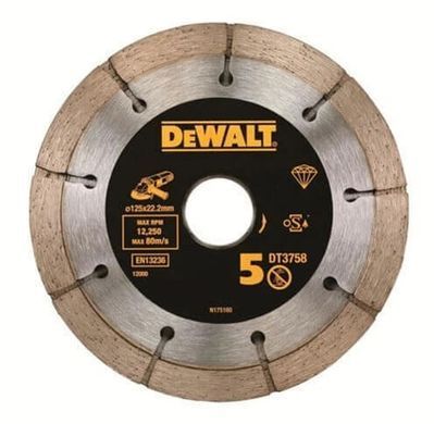 Сдвоенный сегментированный алмазный диск DeWalt DT3758