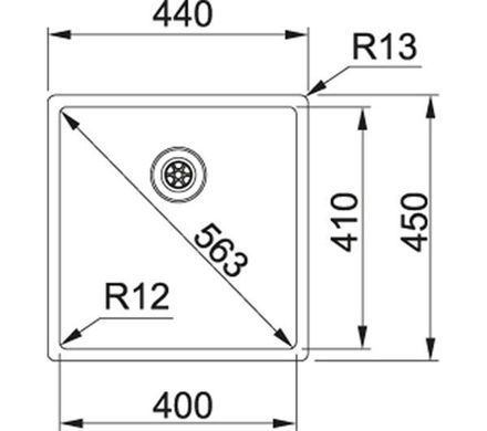 Кухонна мийка Franke Box BXX 210/110-40