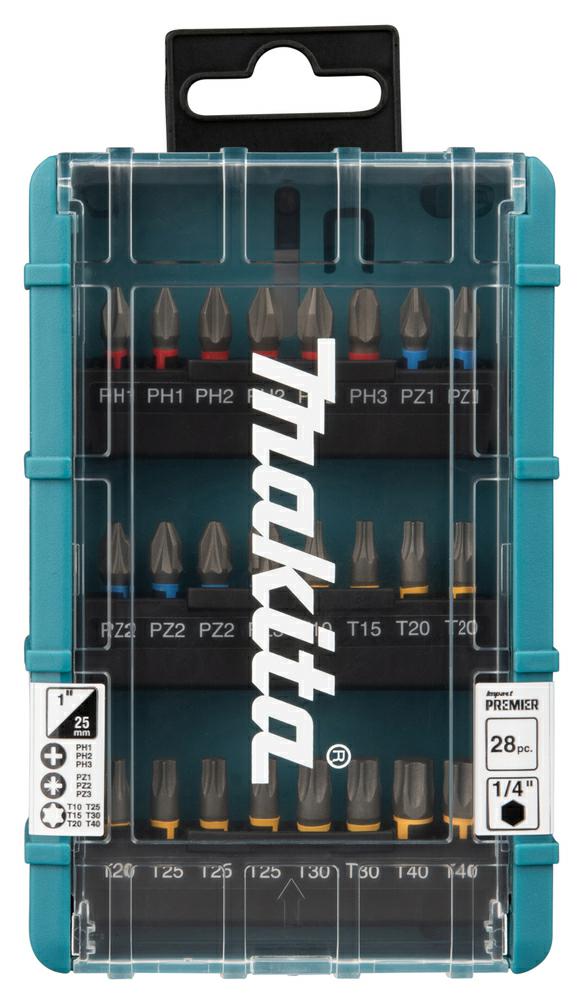 Набор бит для отверток Makita Impact Premier, 28 предметов