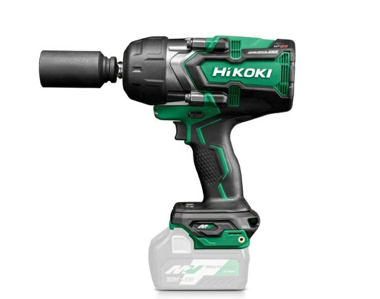 Ударный гайковый ключ HIKOKI WR36DG 36 В 1400 Нм 1/2 дюйма бесщеточный IP56, без аккумулятора